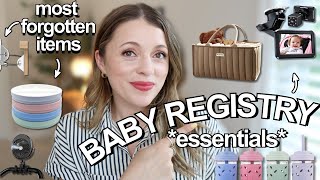 Baby Registry MUST HAVES 🍼 Top 20 *Most Forgotten* Baby Regi