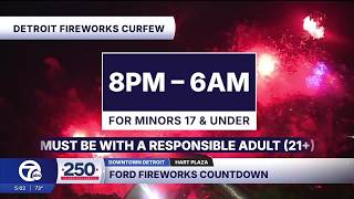 Ford Fireworks show is tonight in downtown Detroit
