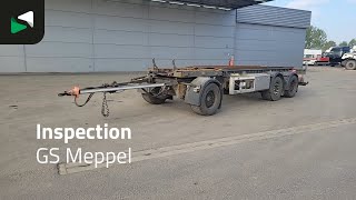 Remorque porte-conteneur GS Meppel AC-2700 R 3 axles | Image 4 - Autoline