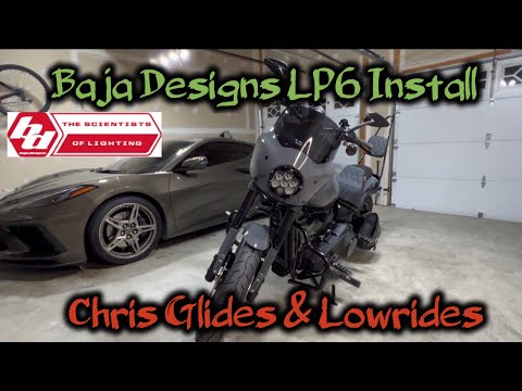 Install the Baja Designs LP-6 ​⁠@CaliRaisedMoto-dv1xm  on 22 H-D Lowrider S. Tank/battery removal