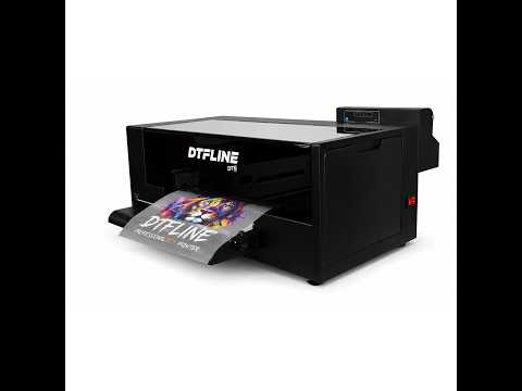 DTFLine VANTAGE CORE 14 inch XP600 DTF Printer (includes DTF Printer and Cutter and Supplies - White Ink Circulation System, Vacuum, RIP Software, 1 Liter DTF ink, 1.75lb DTF Powder, 100m DTF Roll, Training and Onboarding) - I54Ex-sp6cM