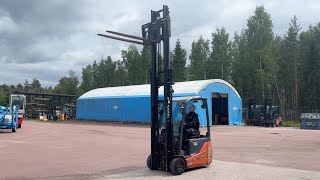 Toyota 8FBEK16T three-wheel forklift for sale - Image 4 | Machineryline ZM Toyota 8FBEK16T three-wheel forklift | Image 4 - Machineryline