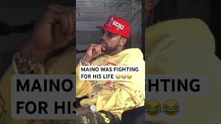 Maino couldn’t get that word out for nothing 😂😂 #fabolous #jimjones #maino #boxing