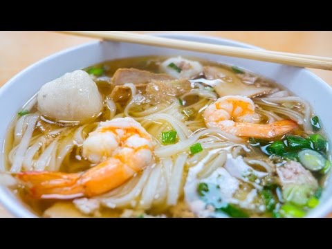 Cambodian Rice Noodle Soup at Bo Ky, NYC
