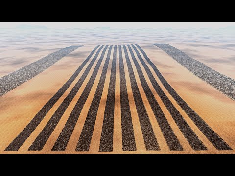 10 LINES OF PERSIANS vs 25000 TROLLS - Ultimate Epic Battle Simulator 2 UEBS