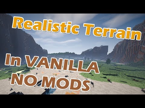 Realistic Terrain Generation in Vanilla Minecraft NO MODS :: Minecraft 1.12.2