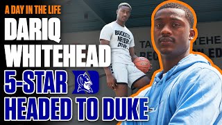 Top 2022 Duke Recruit Dariq Whitehead is the Next Great Guard Out of Jersey! | SLAM Day in the Life