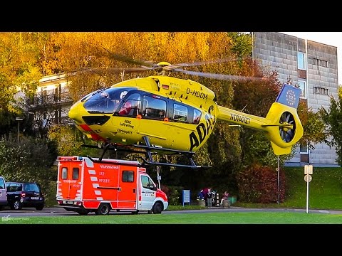 ADAC-Hubschrauber Start Christoph 75 D-HDOM | Multikamera