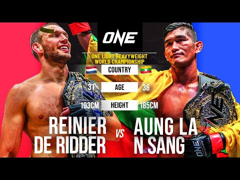 Aung La N Sang vs Reinier de Ridder full fight