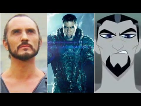 Evolution of DC Comics: "General Zod" in Movies, Cartoons, and TV shows. (1978-2021)