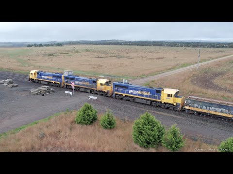 9146 Pacific National Broad Gauge Grain Train At Gheringhap Loop (13/5/2022) - PoathTV Railways Vlog