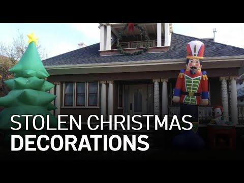 Thieves Steal Christmas Decorations From Oakland Family's Home