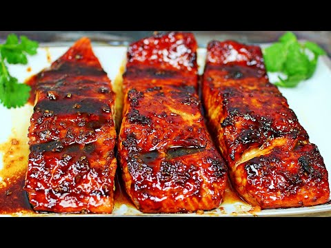 Teriyaki Glazed Salmon Recipe - Easy Salmon Recipe with Panasonic Microwave + FlashXpress broiler