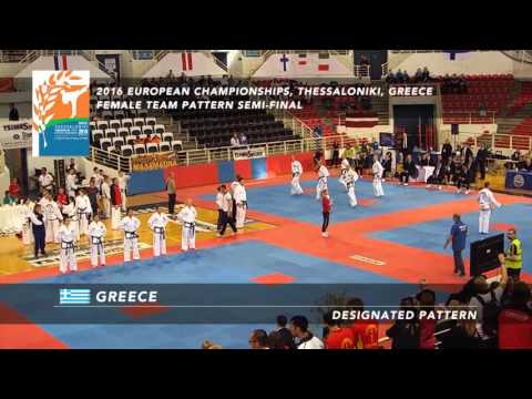 Greece v Czech Republic - Female Team Pattern Semi-Final