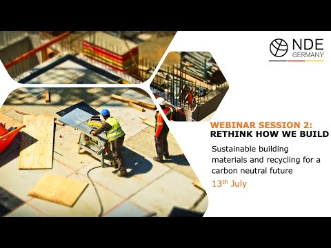 Webinar: Rethink how we build - Sustainable building materials and recycling