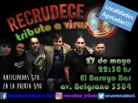 Recrudece - Tributo a Virus - Imagenes Paganas Ensayo 14052017