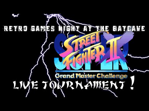 Retro Games Night At The Batcave - Super Street Fighter II XTournament Live