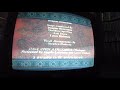 Closing To Anastasia 1998 VHS Version 1