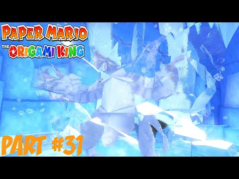 Paper Mario: The Origami King - Part 31: Ice Vellumental Boss Battle!