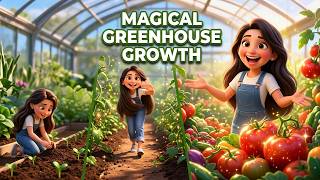 The Magical Greenhouse Song | Watch Plants Grow Fast | Kids Gardening Songs