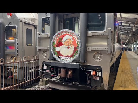 NJ Hoboken & Santa’s Holiday Train For Children