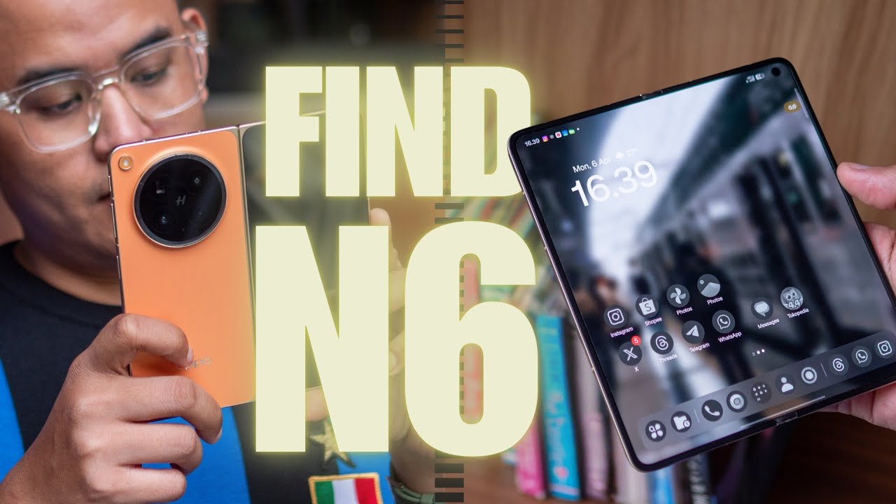 iPhone Fold Layarnya Harus Begini! - Oppo Find N6 Quick Review