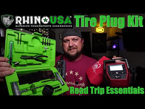 Rhino USA Tire Plug Kit (And other road trip essentials)