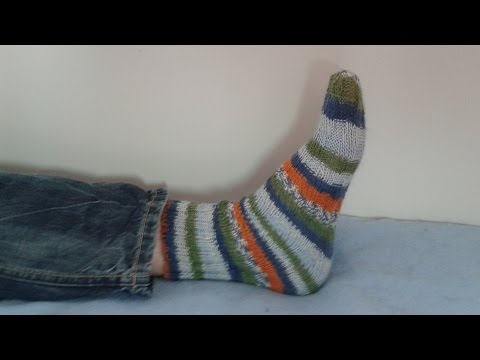 Knitting simple socks without a heel - instructions