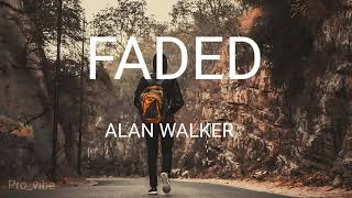 FADED - ALAN WALKER | Lyrics video | English song