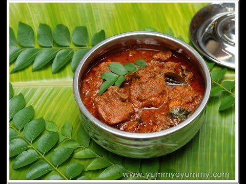 Kerala Style  Nadan Kozhi Curry-Nadan Chicken Curry