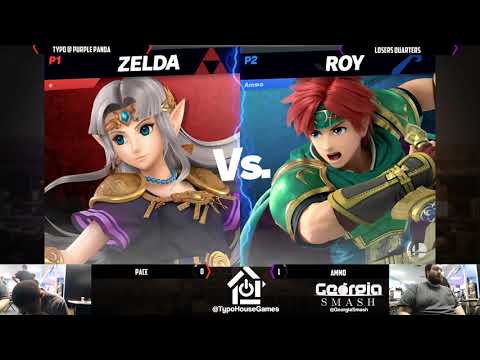 Panda Smash Monday 6/3/19 - Pace(Zelda) VS Ammo(Roy) - Losers Quarters
