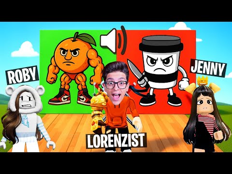 INDOVINA I MEME ITALIAN BRAINROT DAL SUONO CON ROBY E JENNY SU ROBLOX!!
