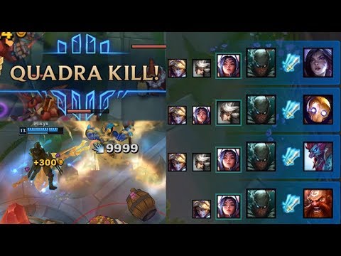 Mikyx Pyke Support Quadrakill! | Lol Pyke #3