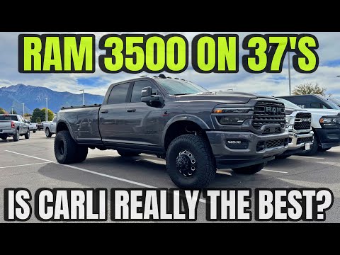 This Is How You Run 37's On A 2025+ RAM 3500 HD! Carli With Progressive Leaf Springs!