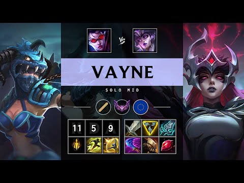 Vayne Mid vs Syndra: Triple Kill, Unstoppable - EUW Master Patch 25.S1.2