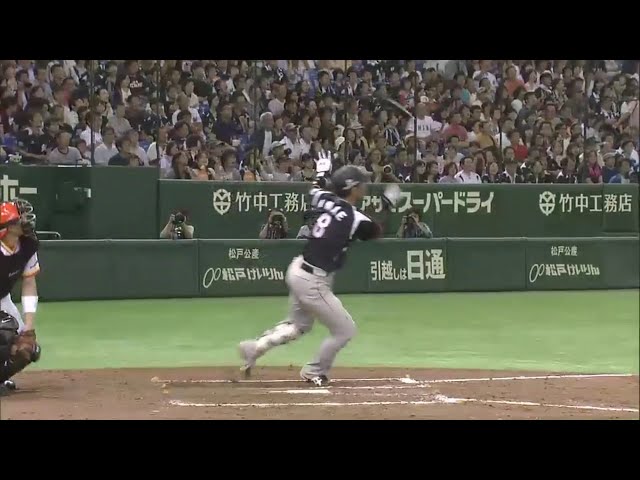 【7回表】マリーンズ今江も続いた!! 8号ソロで好投・成瀬に大きな援護点!! 2014/8/31 F-M