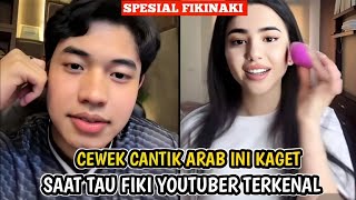 Download lagu Cewek cantik Arab ini kaget saat tahu Fiki Naki seorang youtuber terkenal  mp3