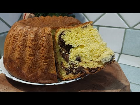 Panettone Al Cioccolato Ricetta Impasto Unico e Senza Stampo