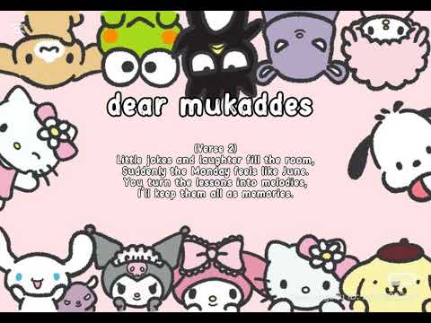 For: My English Teacher. Dear mukaddes-elfin~