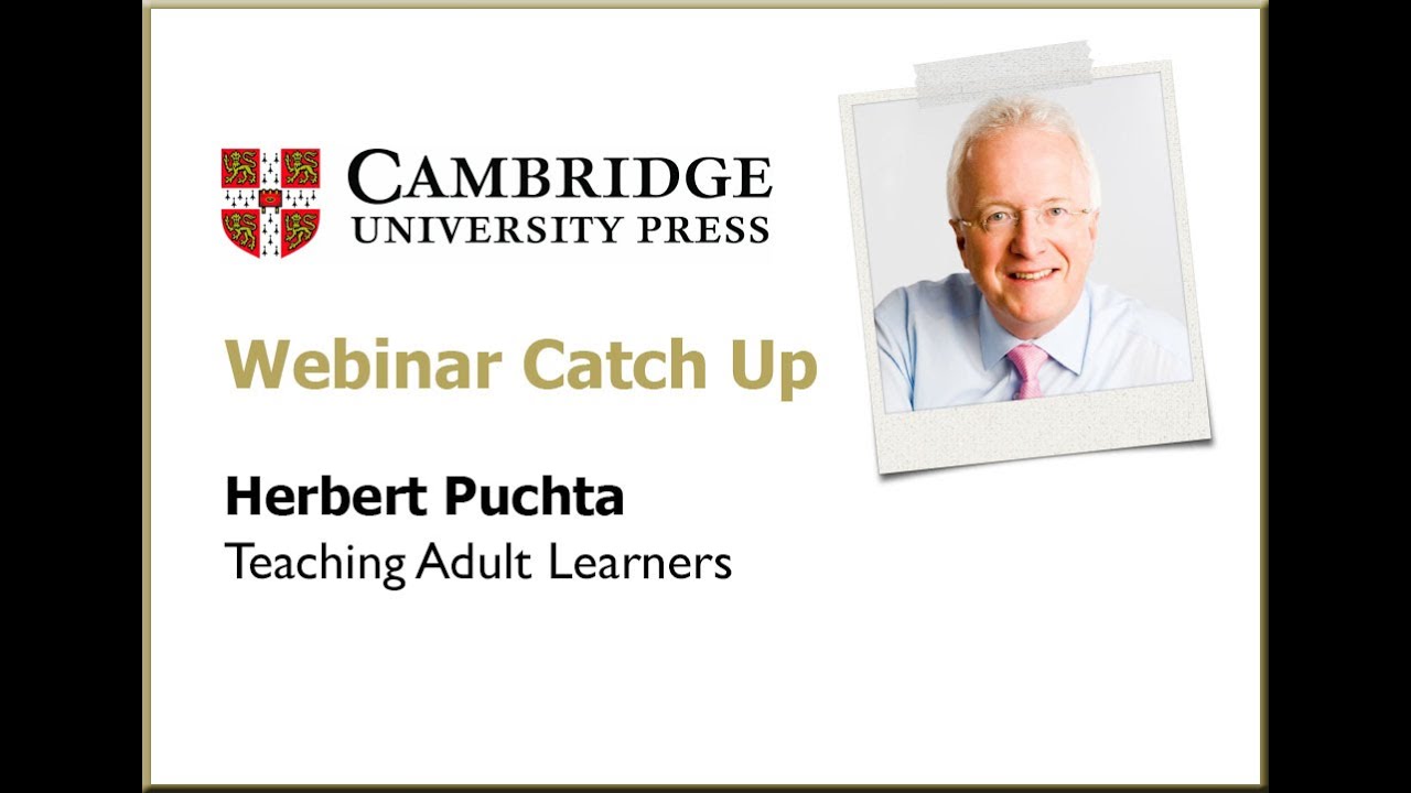 Teaching Adult Learners with Herbert Puchta