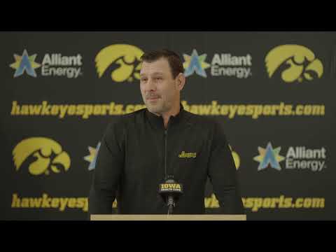 Iowa Football Coordinators Press Conference 10/28/25