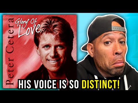 Rapper FIRST time REACTION to Peter Cetera - Glory of Love! His voice is so DISTINCT...