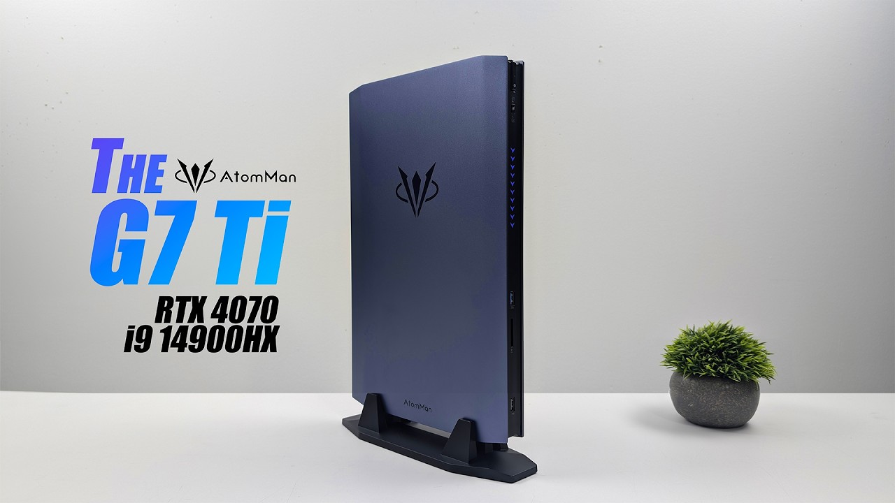 AtomMan G7 Ti First Look, Thinnest RTX 4070 Gaming PC Ever!