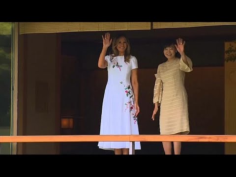 ميلانيا ترامب وزوجة رئيس الوزراء الياباني في عرض موسيقي ياباني…