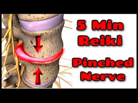 Reiki  For  Pinched Nerve l 5 Min Session l Healing Hands Series