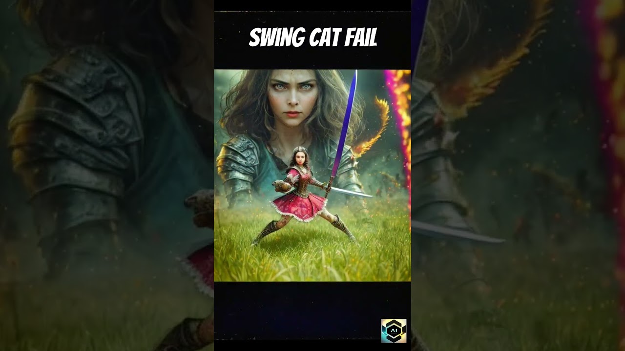 stable diffusion - swing cat fail #deforumdiffusion #deforumstablediffusion #diffusion