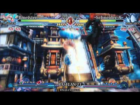 Baselan 21 BlazBlue Grand Finals - Bmeister vs Schneider-X