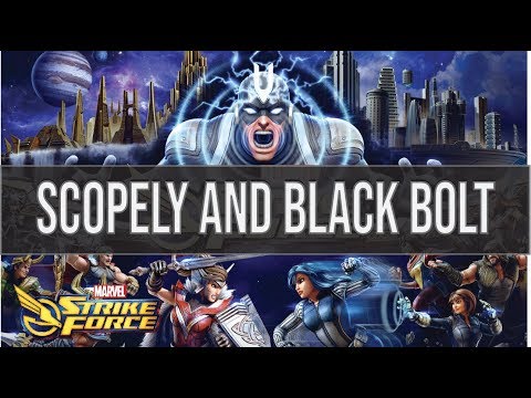 Black Bolt, Scopely, and ISO-8 ∣ Marvel Strike Force