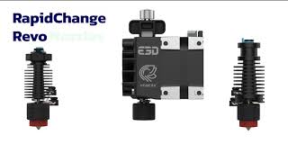 E3D Revo mosadzná tryska 0.6mm - klon