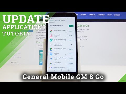 How to Update Apps on GENERAL MOBILE GM 8 Go - Update Applications